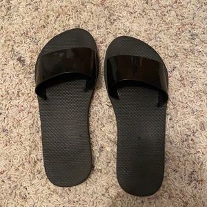 Black sandals